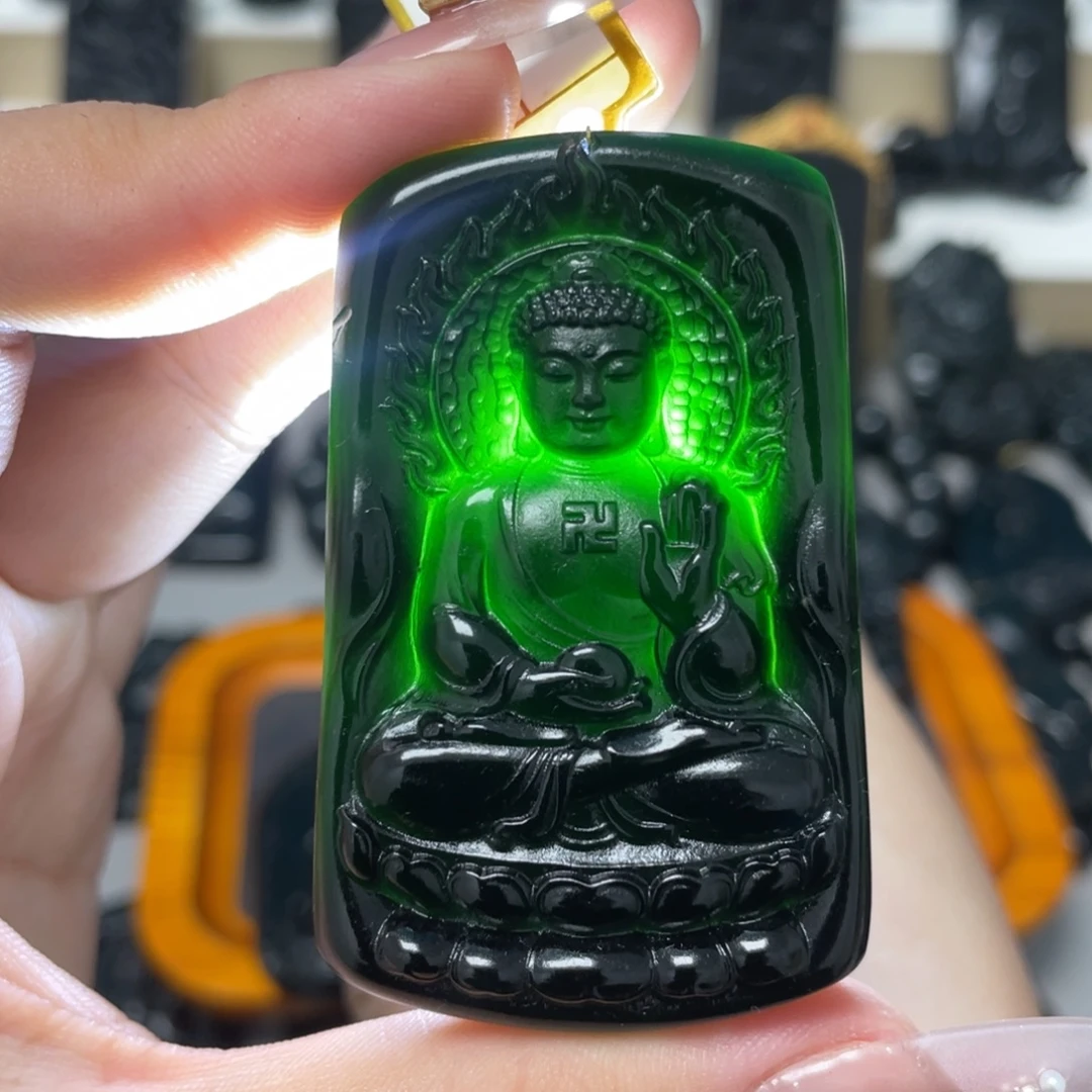 *****未镶嵌蛇纹石玉吊坠