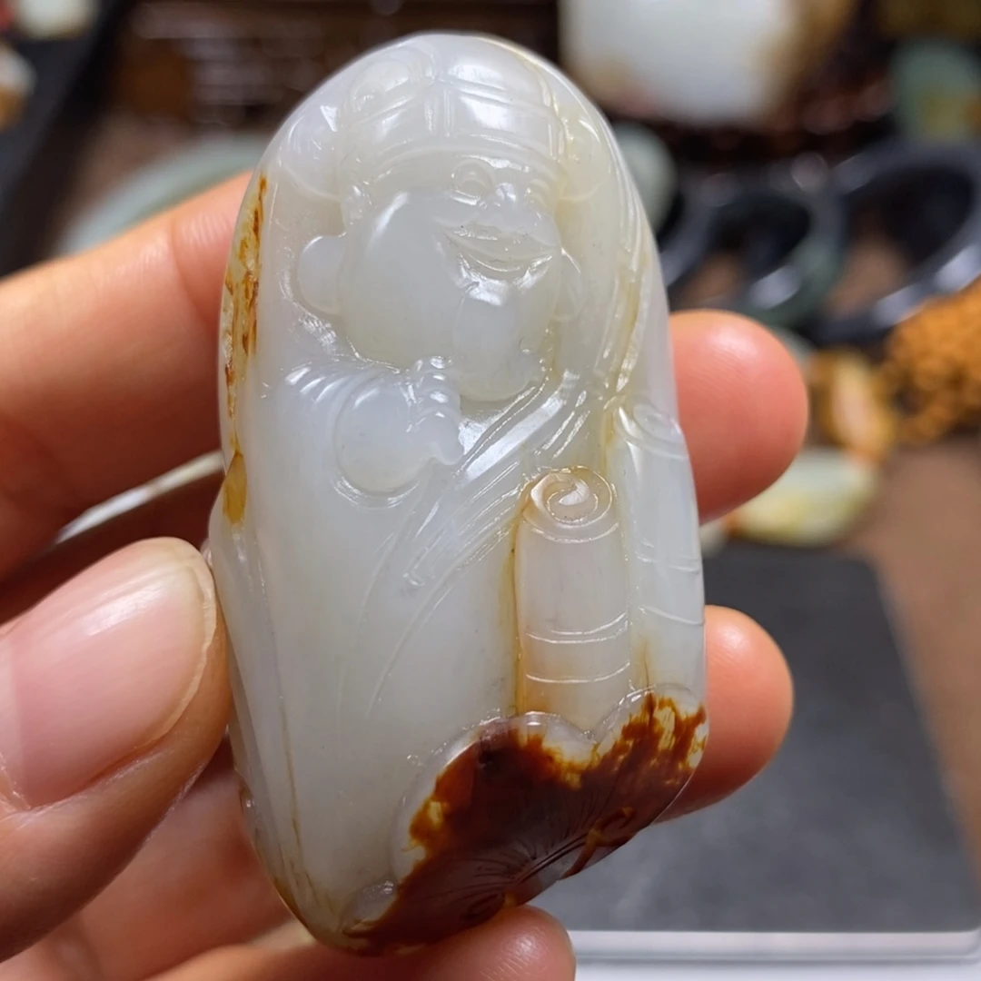 吾***恒未镶嵌和田玉把件