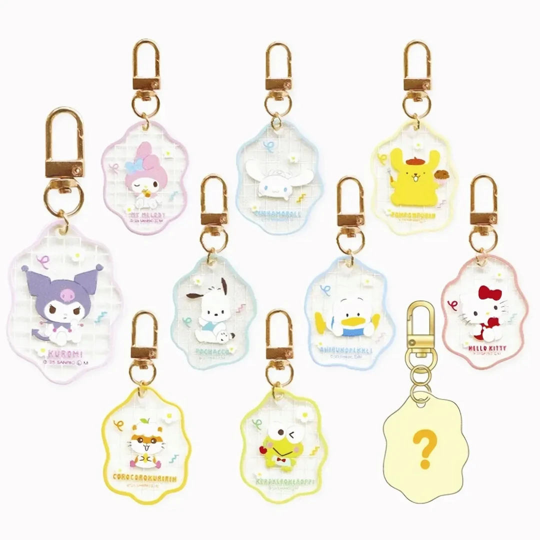 Sanrio 三丽鸥下午茶系列透明亚克力挂件（盲盒代拆）