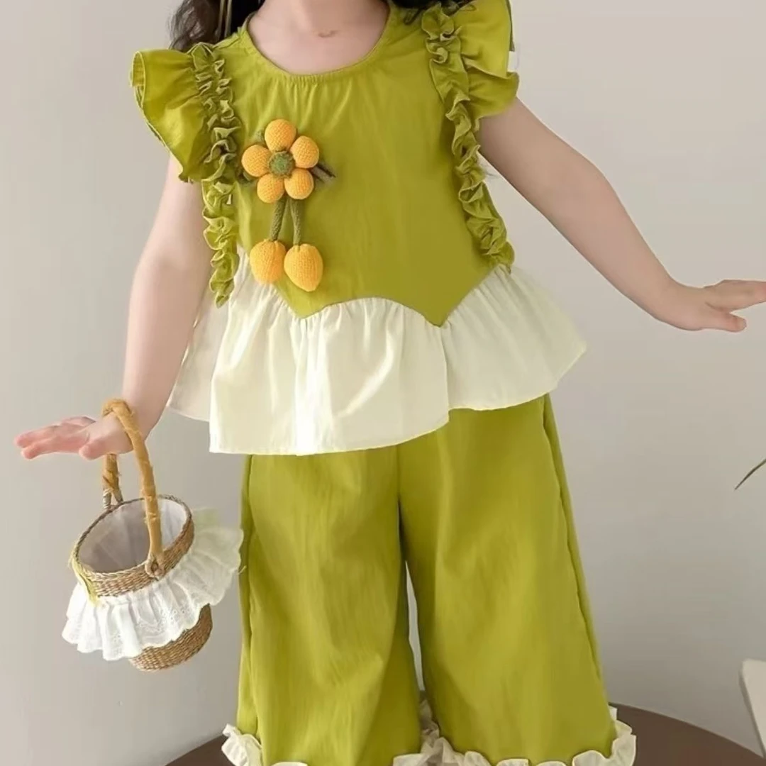 女宝太阳花清新套装