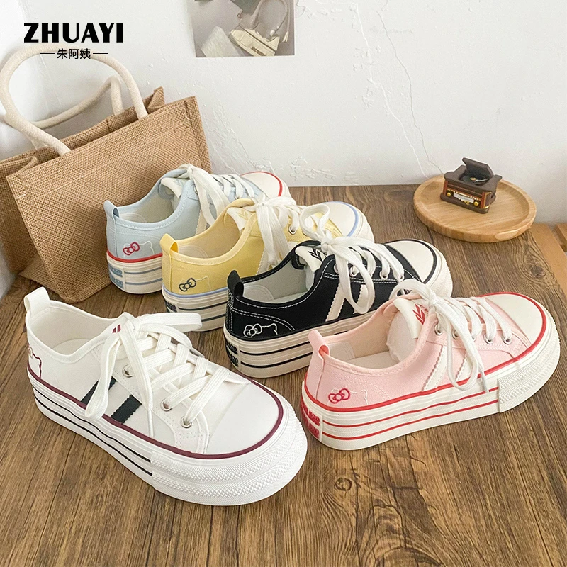 朱阿姨女鞋夏季帆布鞋经典款帆布鞋学生鞋百搭时尚夏季透气款