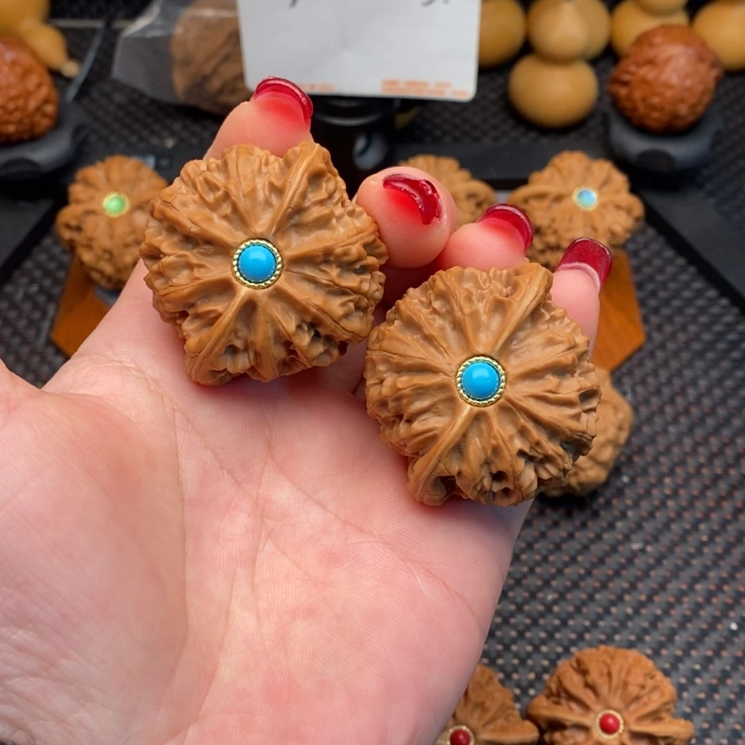 文玩核桃把件全品宫灯45尺