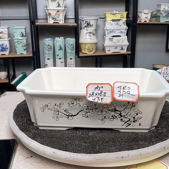 紫砂的花盆花盆里13