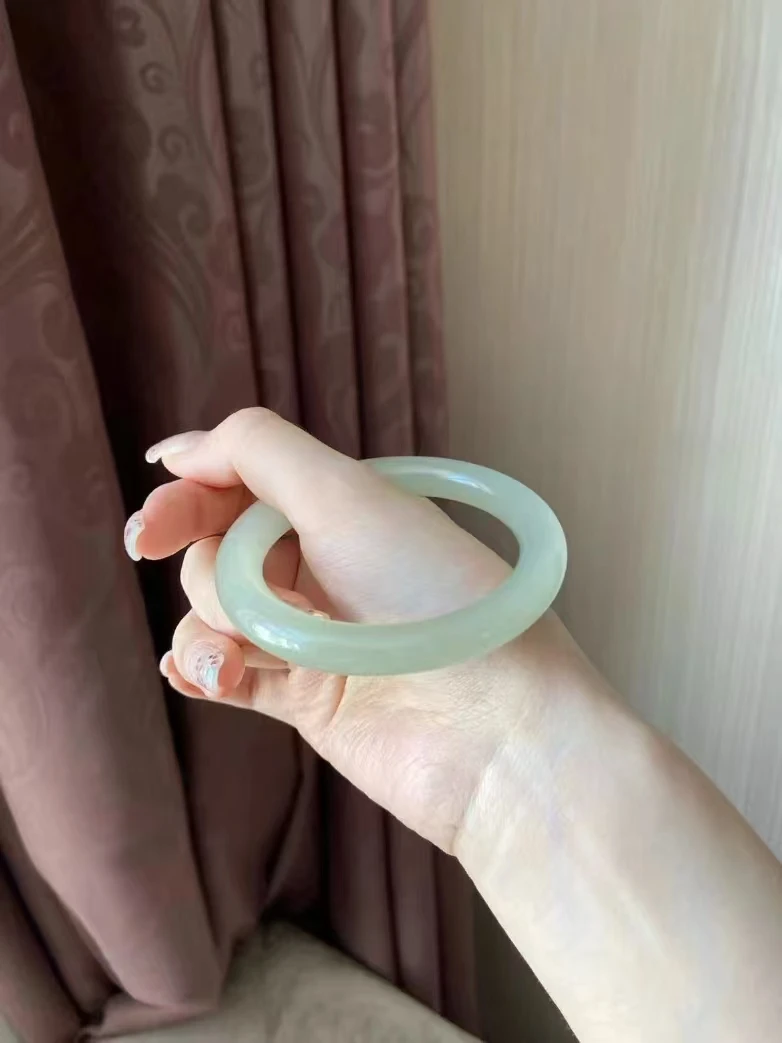 A4和田玉蜂蜜水青海料圆条