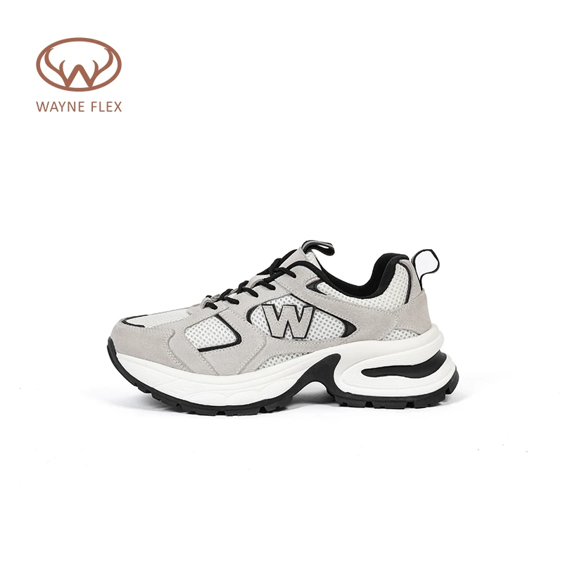 韦恩Wayne Flex撞色运动鞋厚底舒适老爹鞋3114