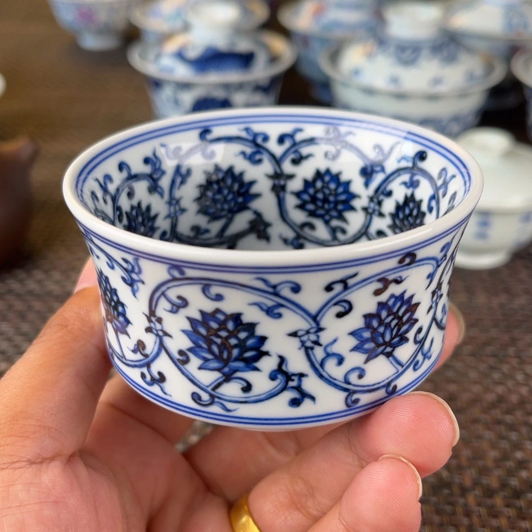 瓷片景德镇陶瓷杯子