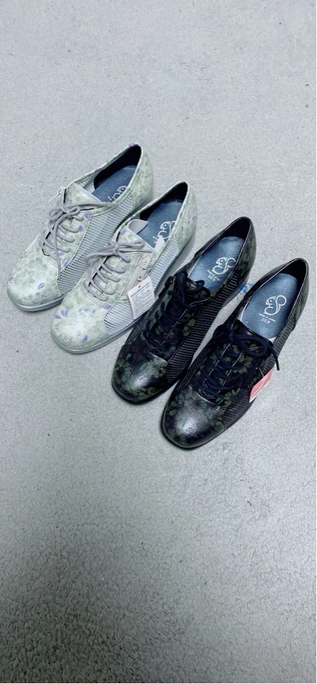 日本进口春夏时尚拼接网状清凉透气坡跟女鞋