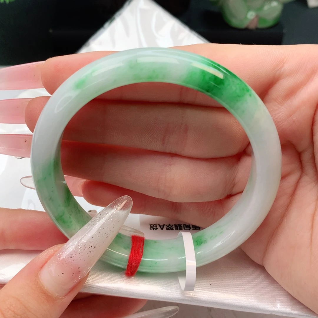 未镶嵌手镯翡翠正圈58