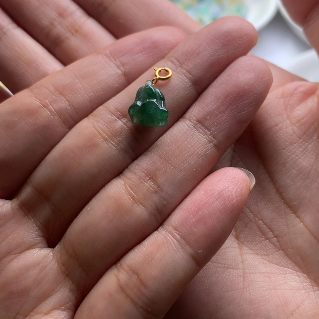 颈饰未镶嵌翡翠翡翠小提溜