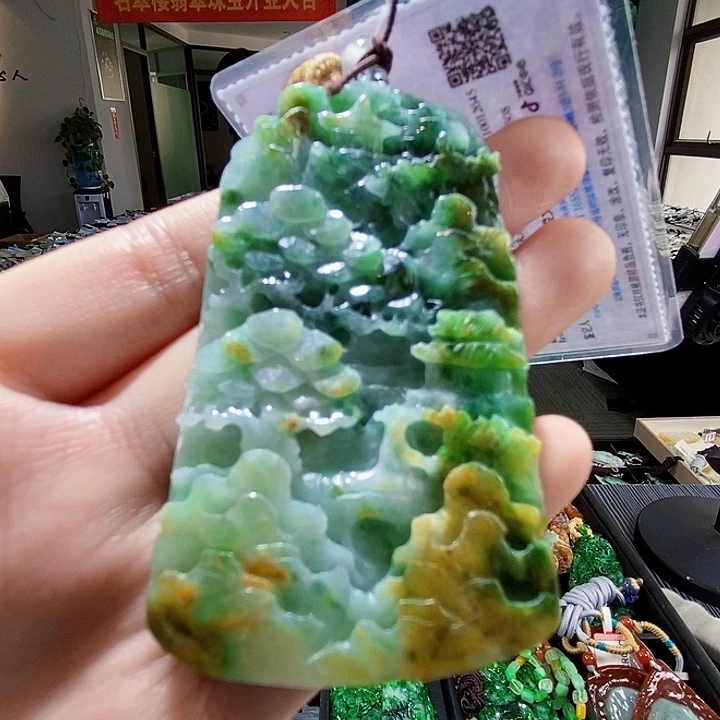 颈饰未镶嵌翡翠翡翠