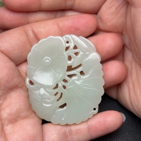 和田玉挂件未镶嵌语***8