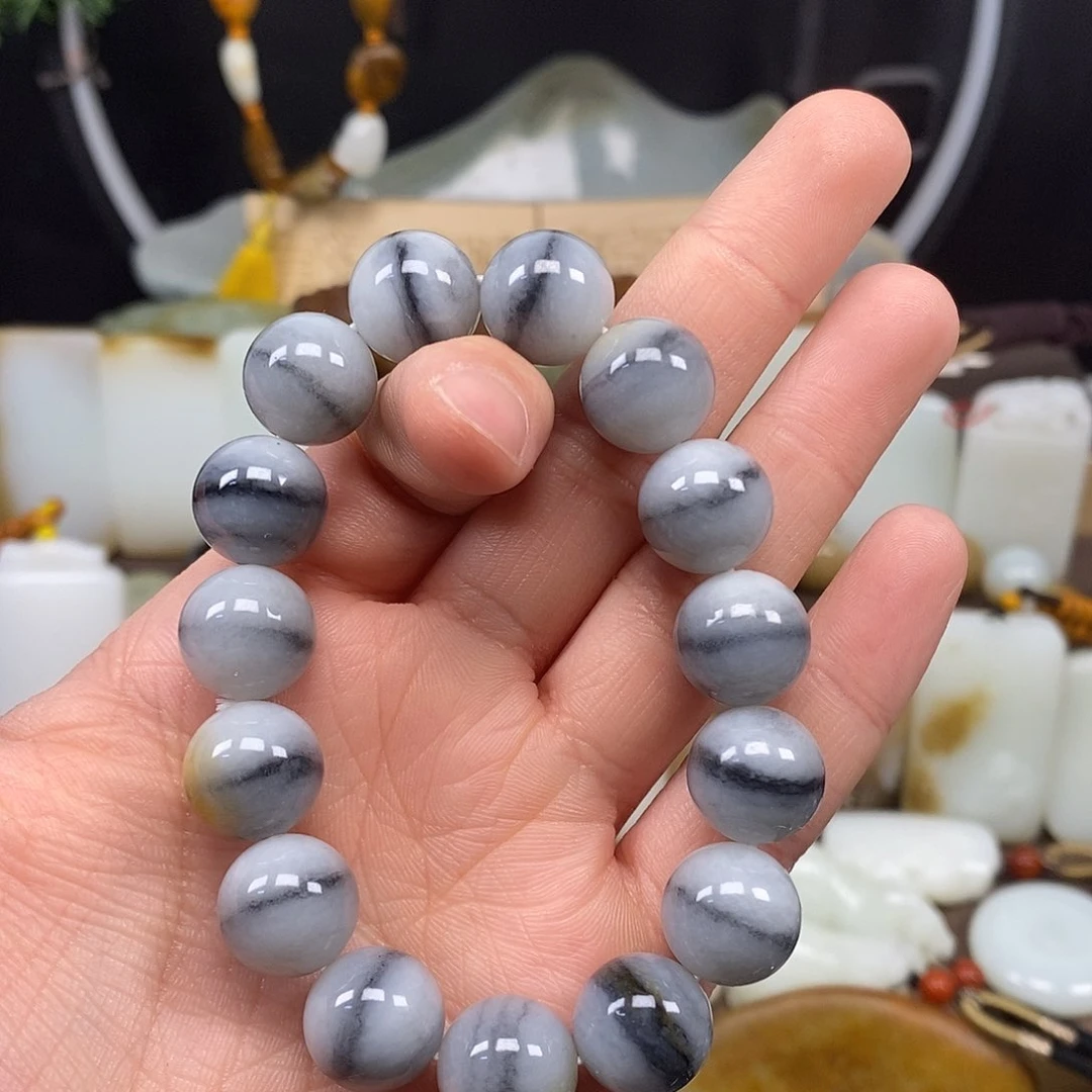 和田玉手串未镶嵌