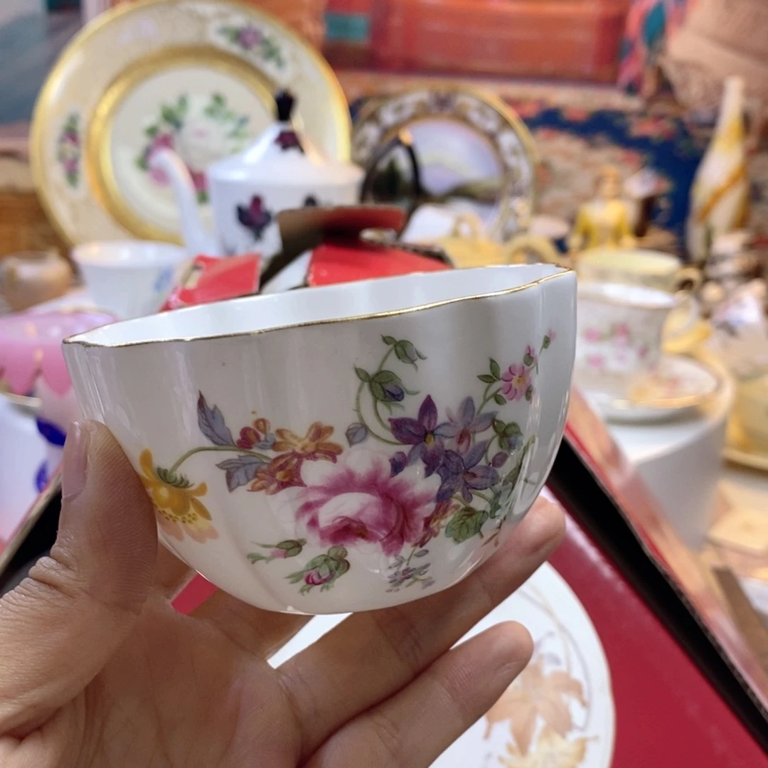 骨瓷德比瓷器欧瓷咖啡杯水晶杯