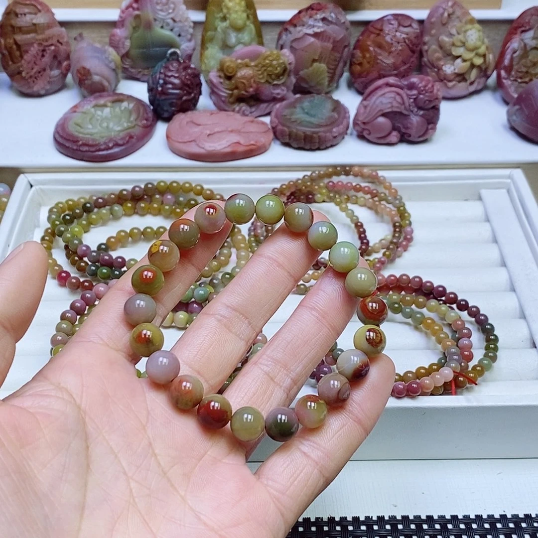 玛瑙/玉髓盐源玛瑙手串未镶嵌