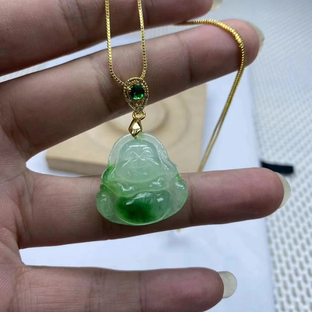 N193飘花小佛吊坠经典精品时尚气质百搭情侣多样性发一