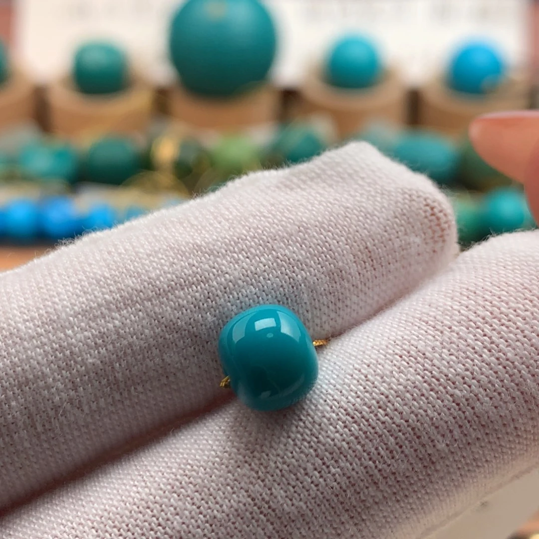 绿松石未镶嵌绿松石7.9mm