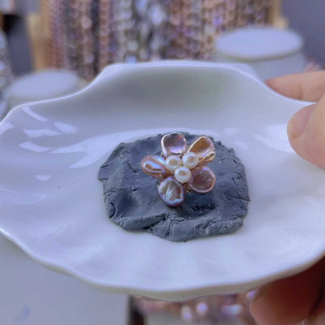 淡水珍珠手绳合金