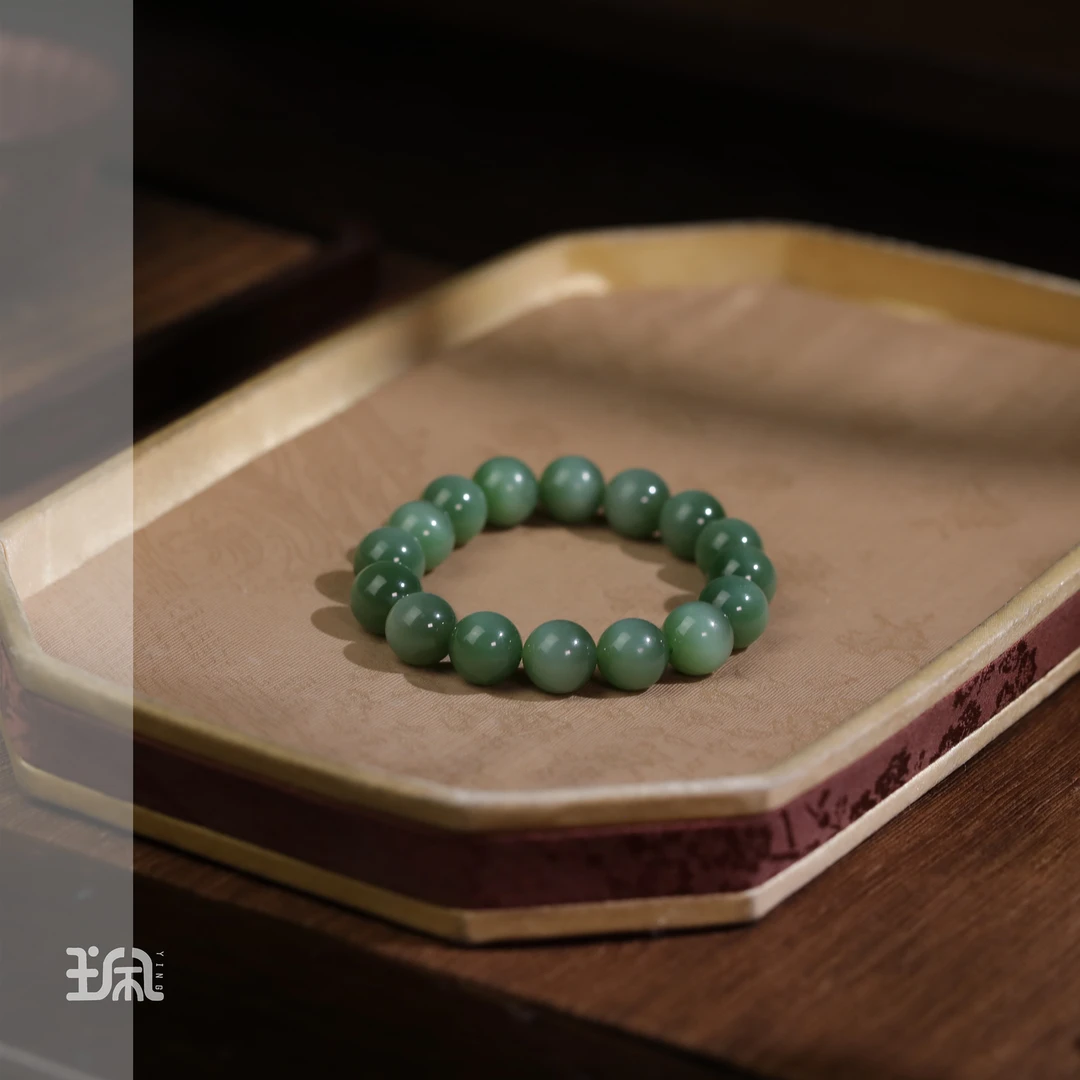 茉瑶|和田玉*手串*未镶嵌YJC25020964多样性发其一（P）