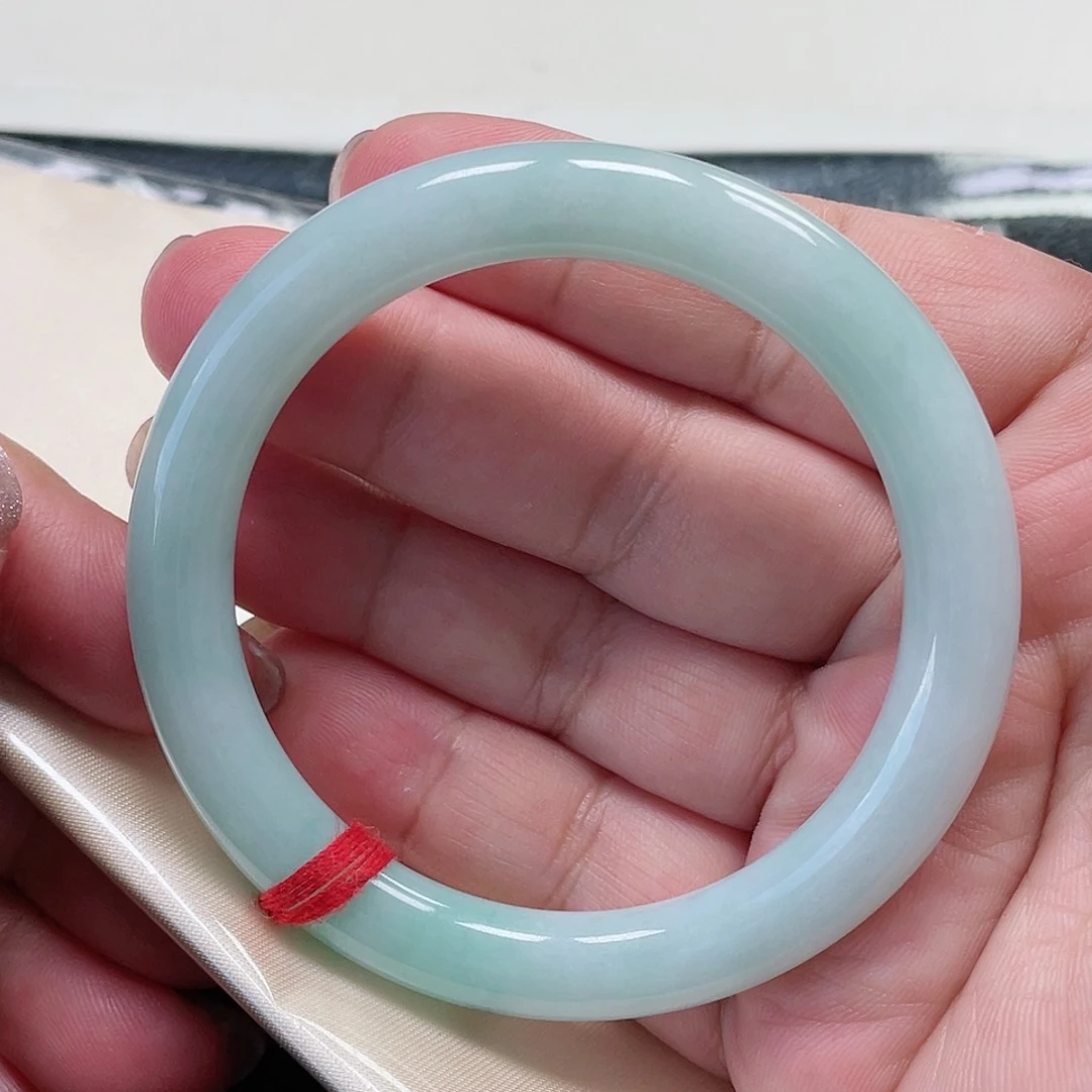 未镶嵌手镯翡翠缅甸翡翠手镯55圈