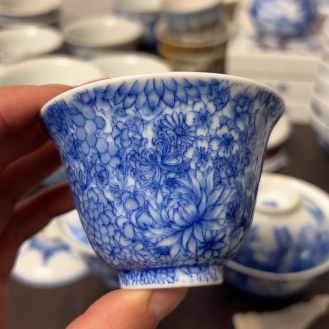 瓷片景德镇瓷器手工手绘