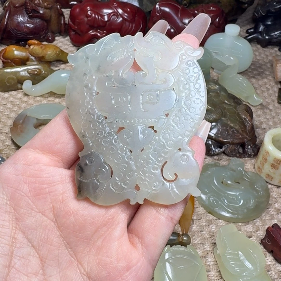 吊坠白玉菩提挂件