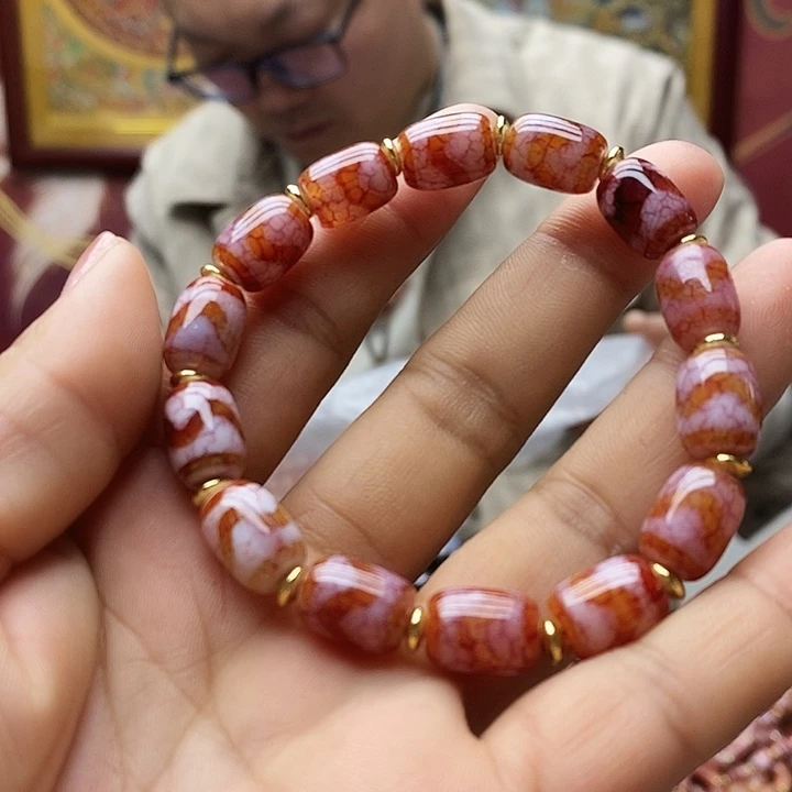 玛瑙/玉髓合金颈饰