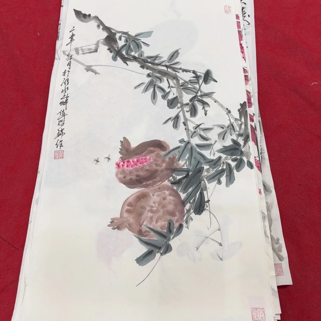 国画花鸟的翅膀和翅膀是