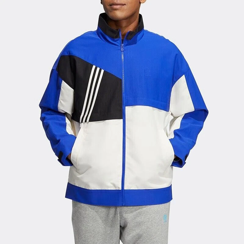 【小北专属】adidas/阿迪达斯NEO男女时尚撞色防风立领外套IA6780