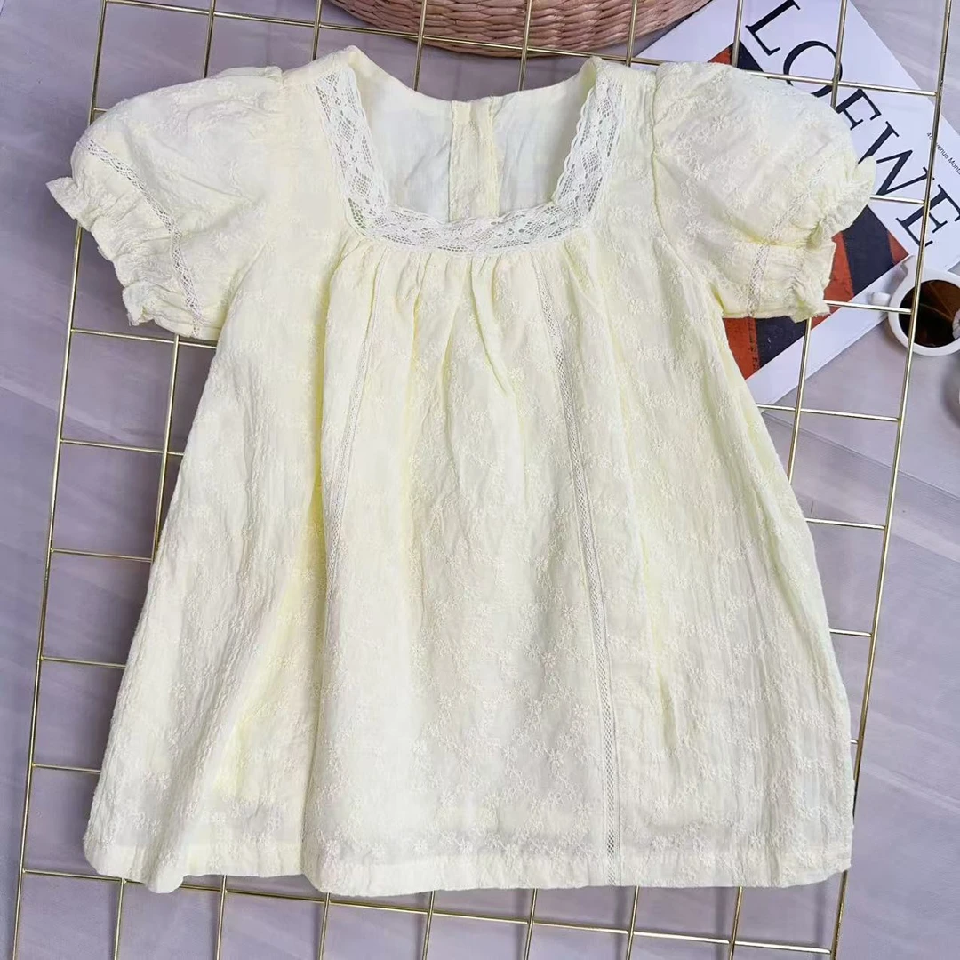 3【日落星海】H25112女宝夏季时尚百搭可爱连衣裙