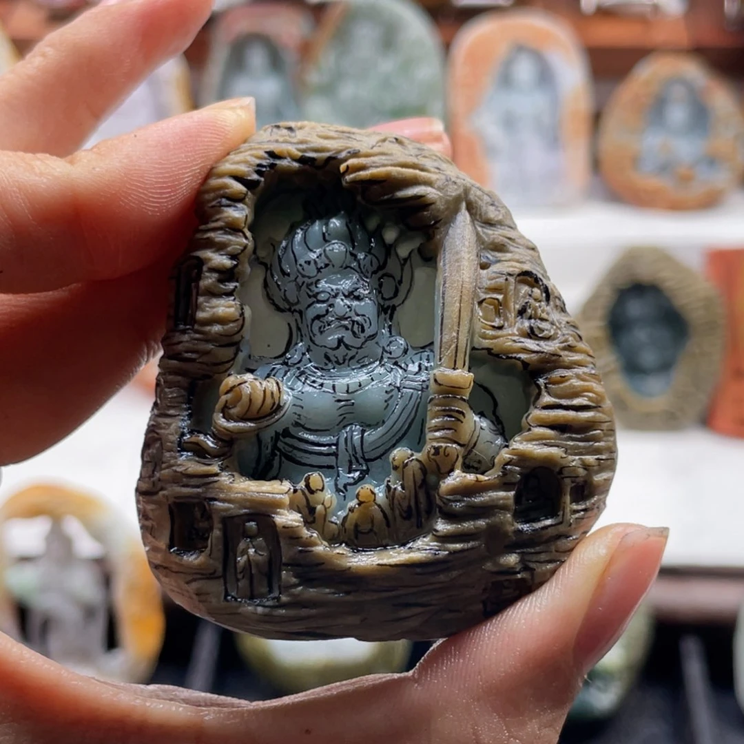 定制翡翠未镶嵌纯天然的翡翠定制料