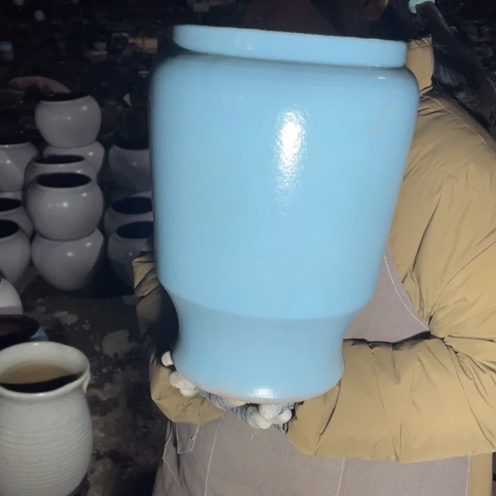 紫砂花盆口20高34正品正品