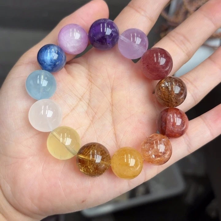 未镶嵌手链水晶多宝