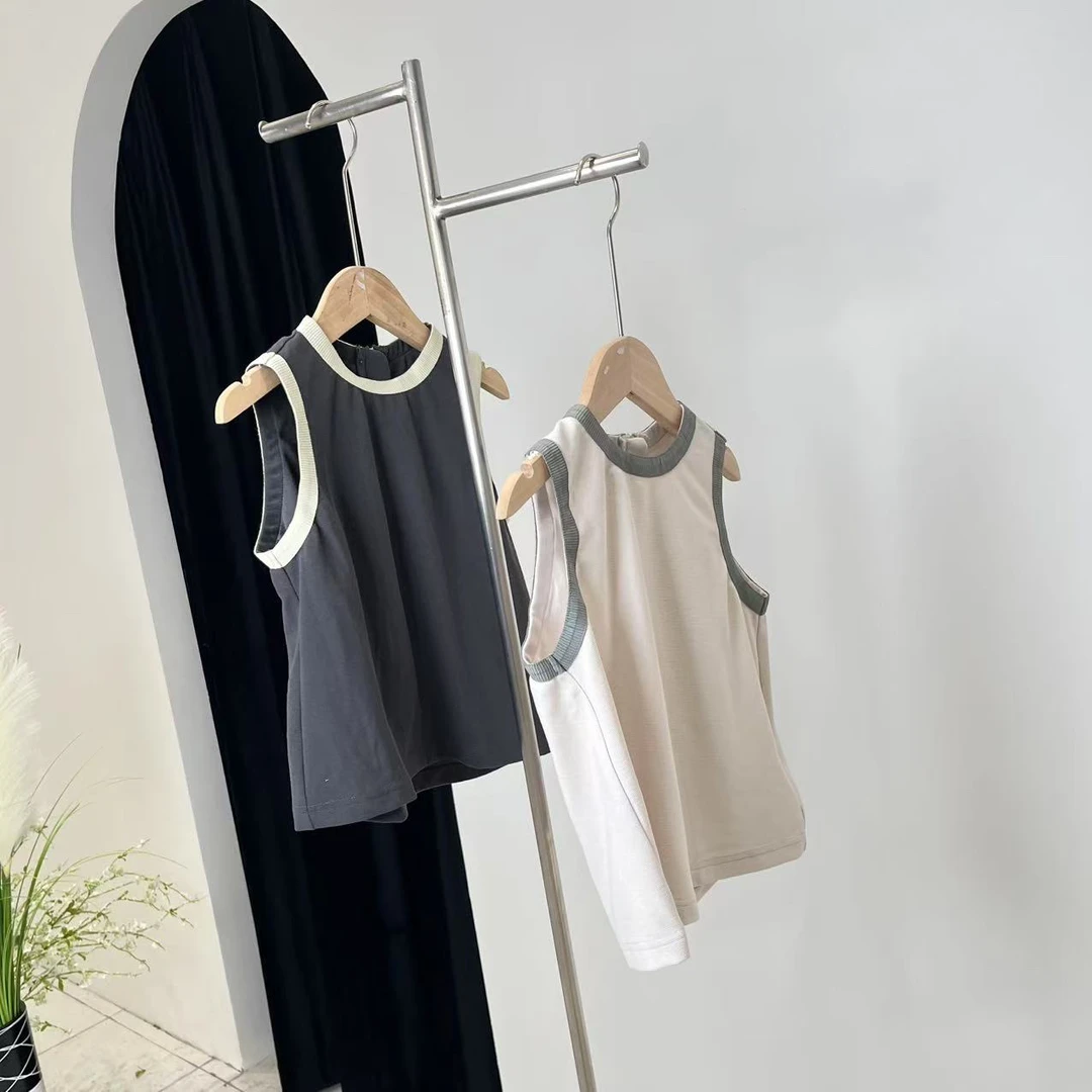 新款背心杏色B122 深灰B75 9037楚系