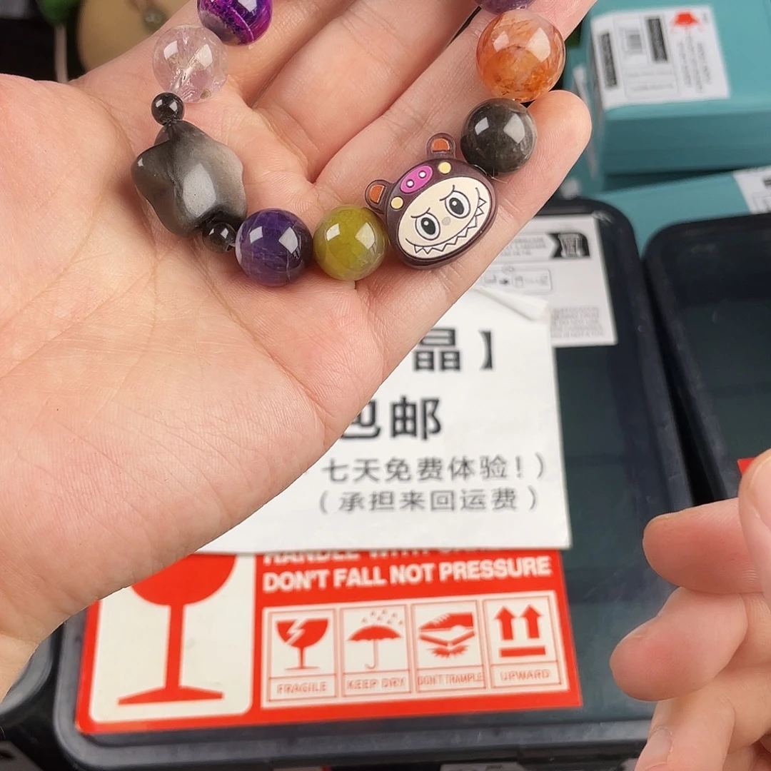 水晶手链银S925镶嵌