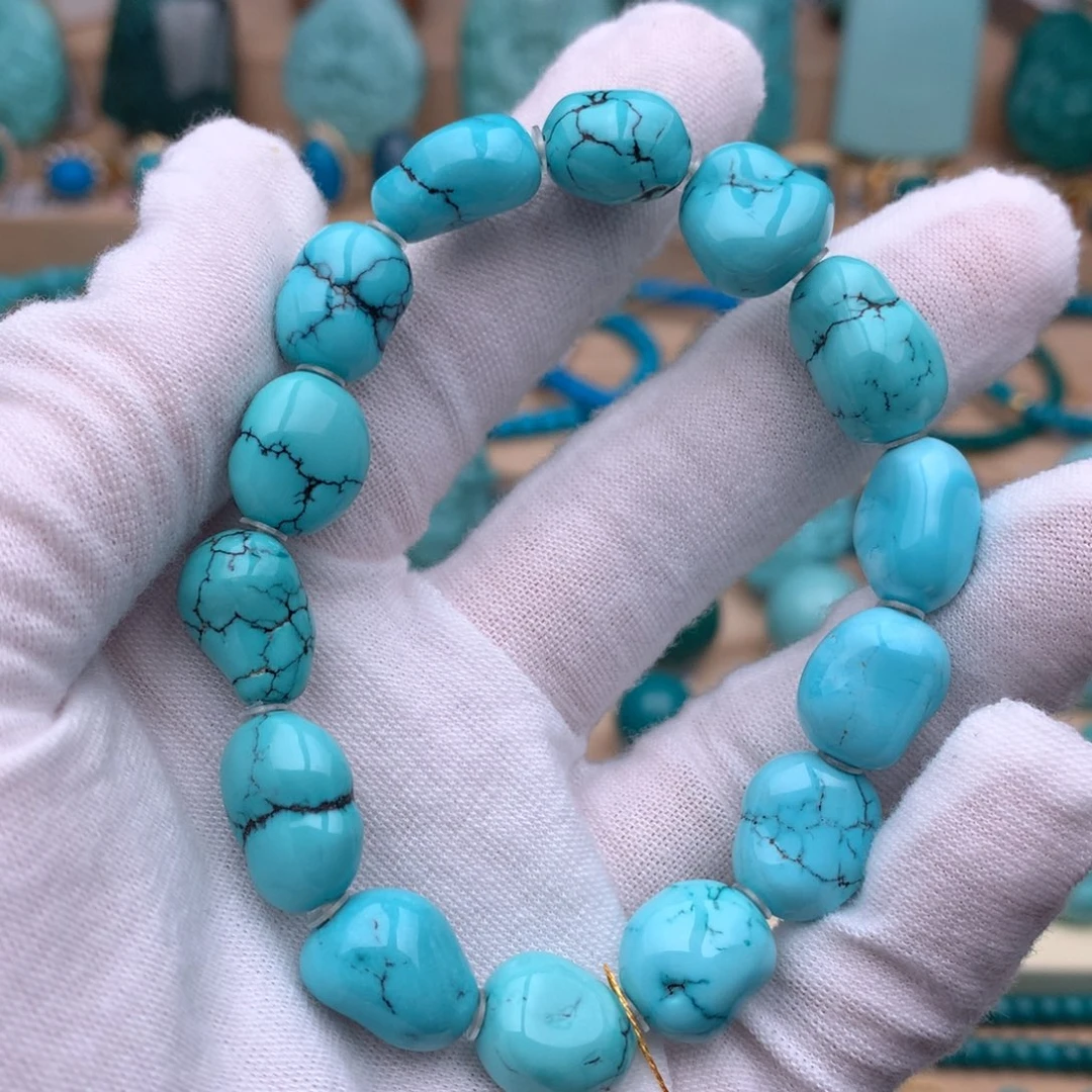 绿松石未镶嵌珠宝奇石12mm