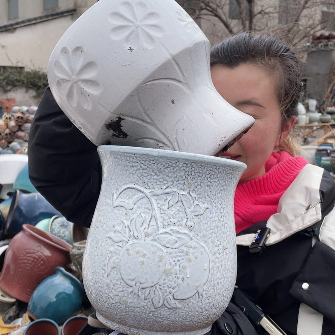 红陶王嫂花盆直播0221-白火