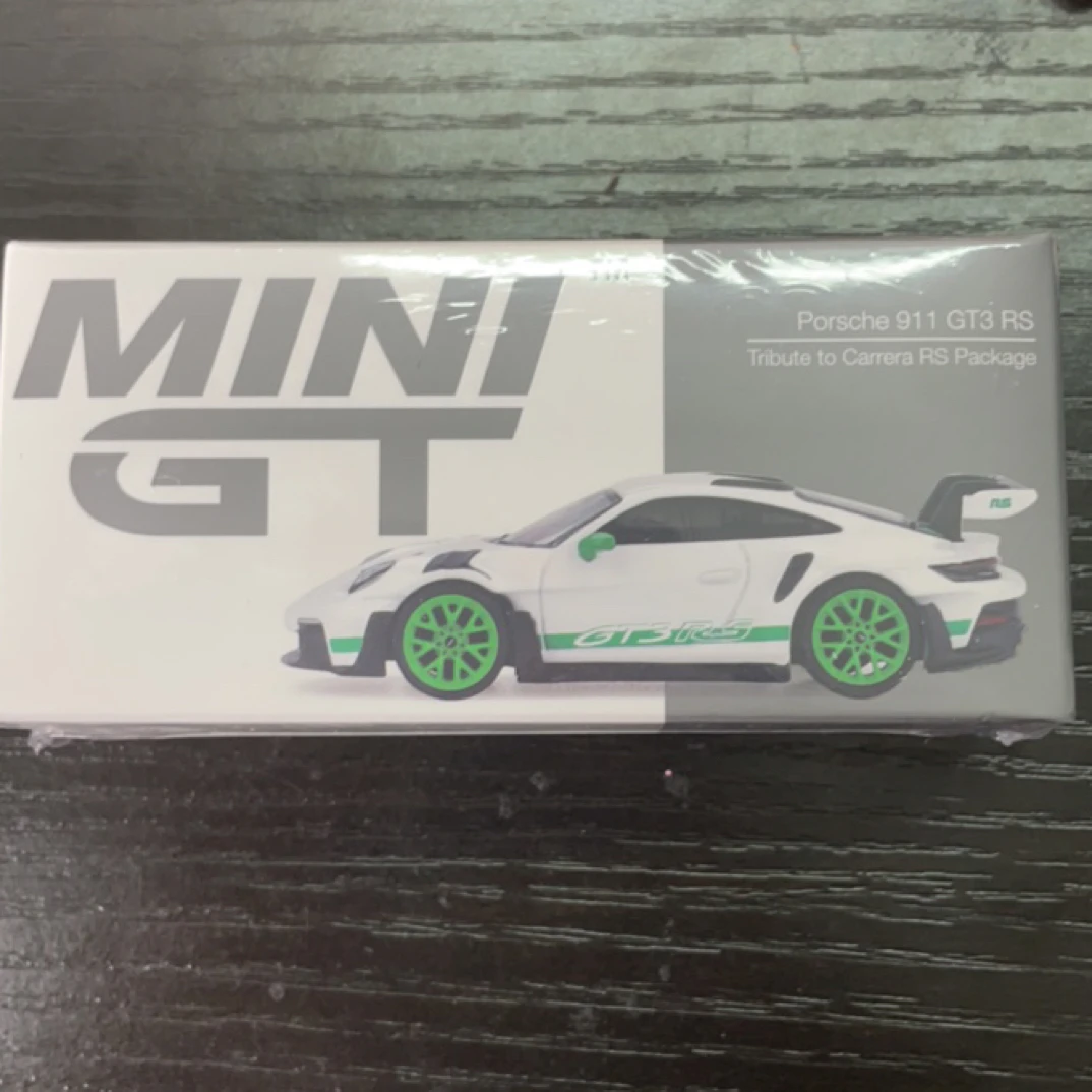 minigt 827 1:64保时捷911 992 GT3 Carrera RS汽车模型