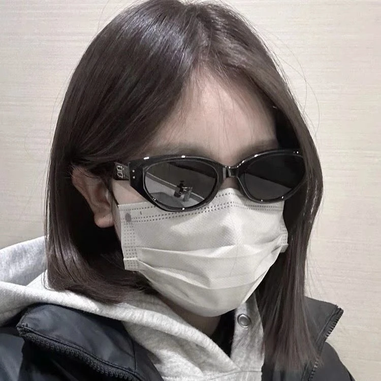 jennie珍妮同款墨镜roco明星网红辣妹猫眼复古高级感女士太阳眼镜