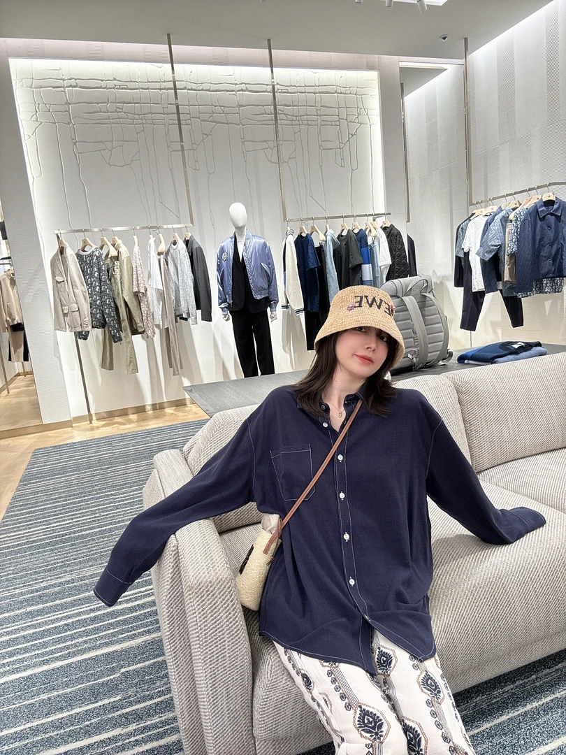 BETTER JOELAY -【青衫逸韵】衬衫宽松时尚潮流翻领休闲风Z0747