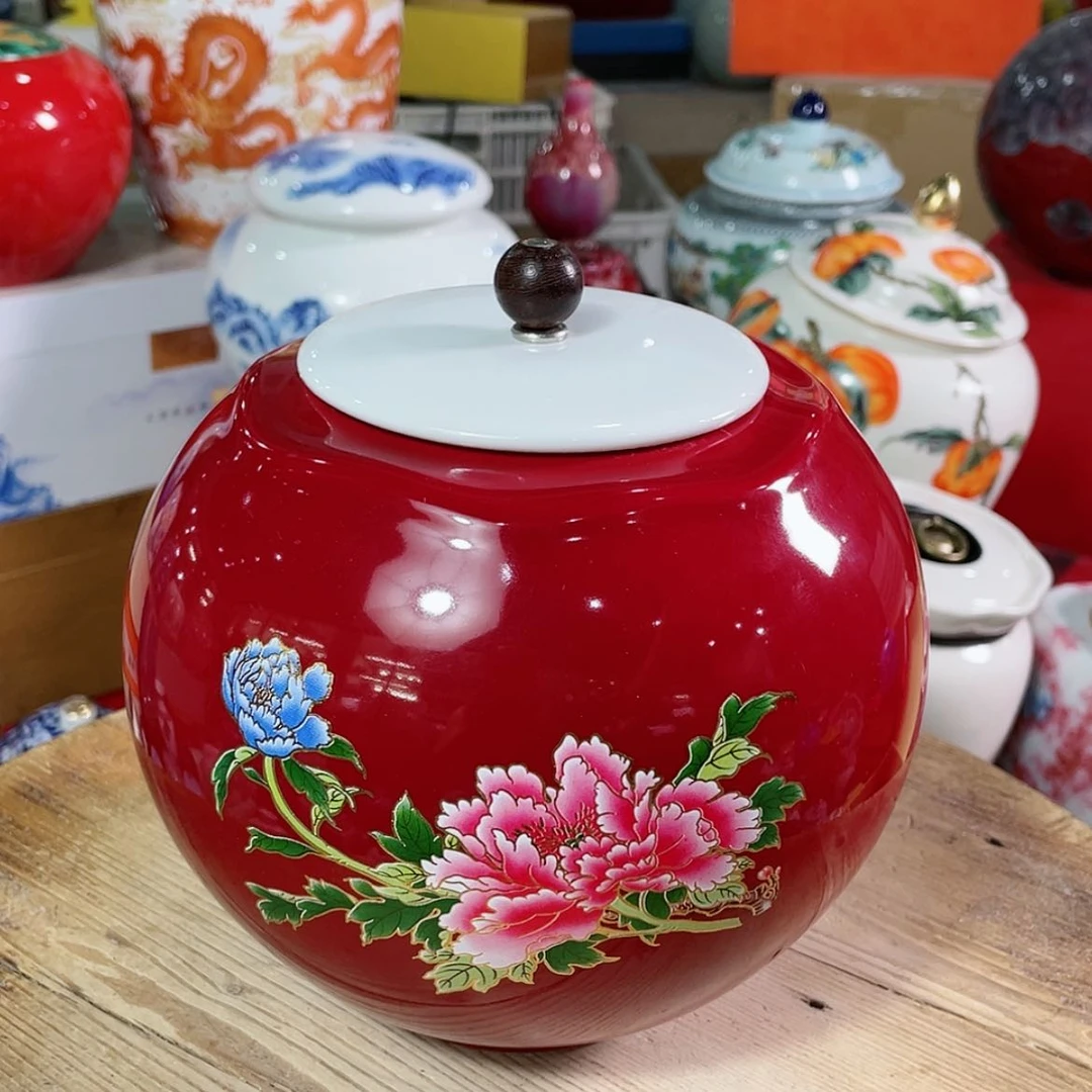 【闪购商品】罐陶瓷茶叶罐密封罐