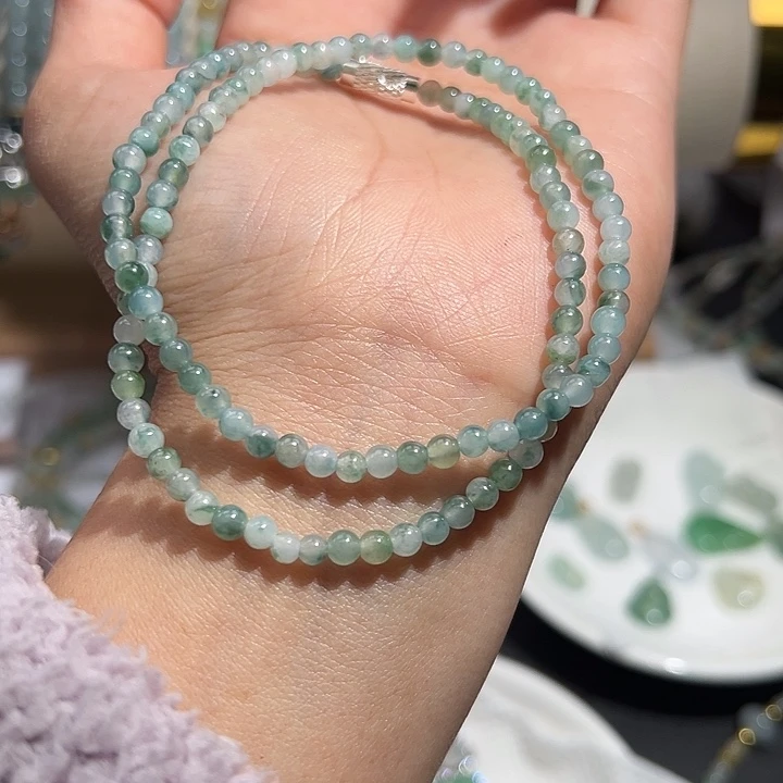 不***弃翡翠未镶嵌手链翡翠材质