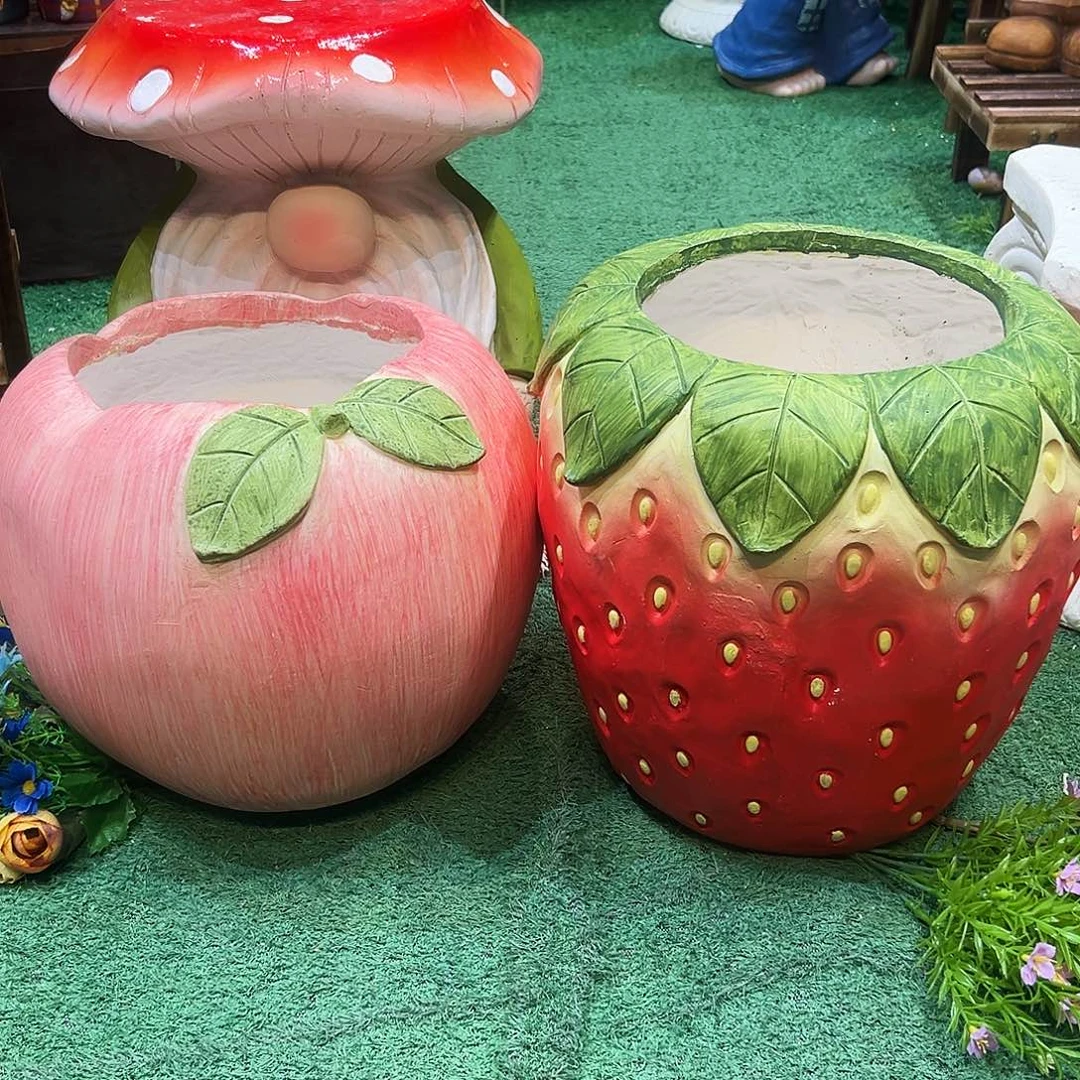 花园摆件红红火火