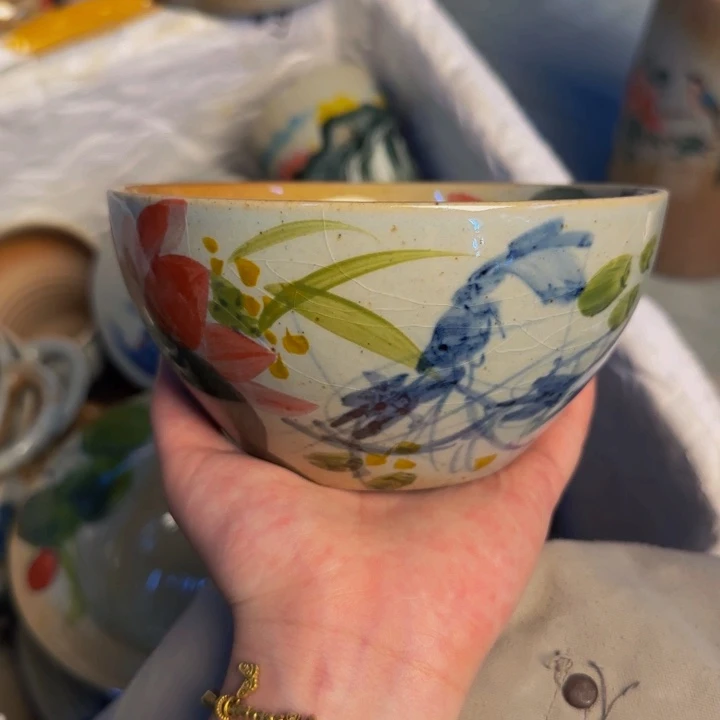 瓷片景德镇陶瓷手工手绘