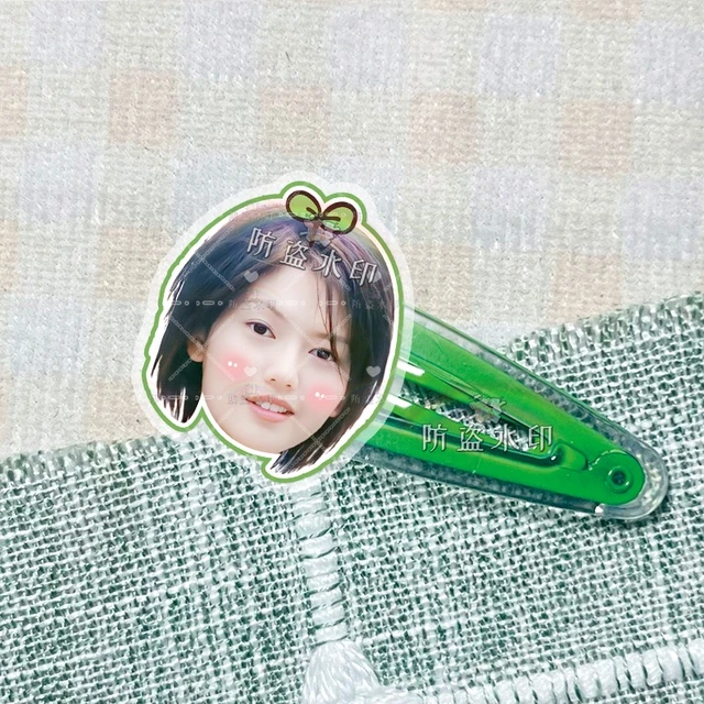 孙燕姿 明星周边亚克力bb夹子发夹发饰头饰演唱会应援物来图定制