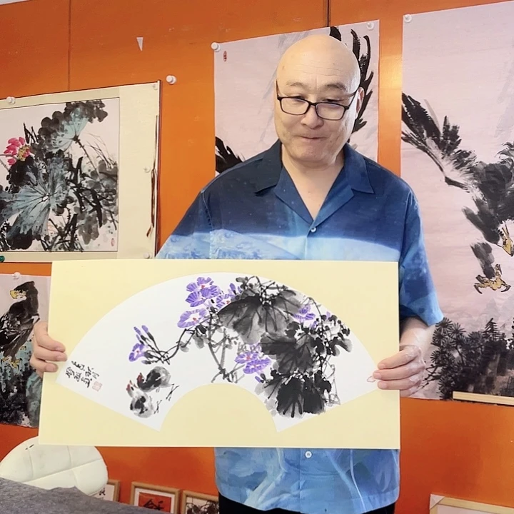 国画张圣敏先生纯手绘作品