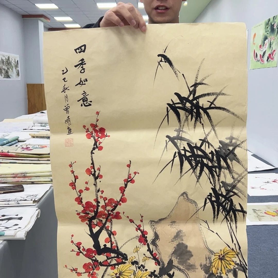 国画国画作品纯手绘作品