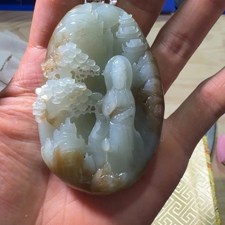 和田玉（糖玉）未镶嵌挂件