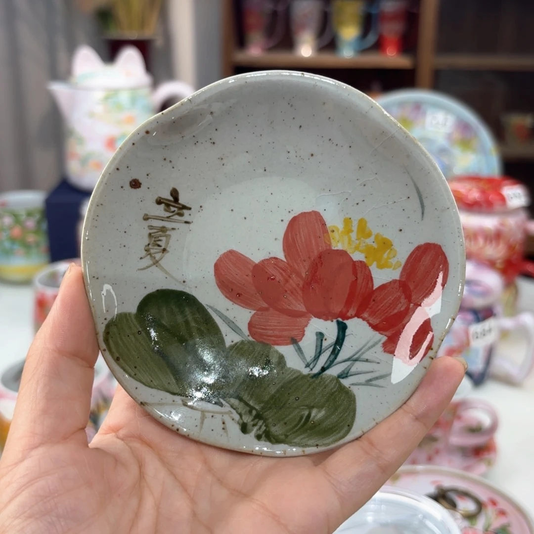 景德镇手绘高温釉下彩陶瓷茶具