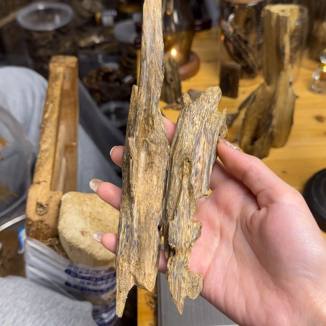 沉香沉香碎屑白棋品种块料49克