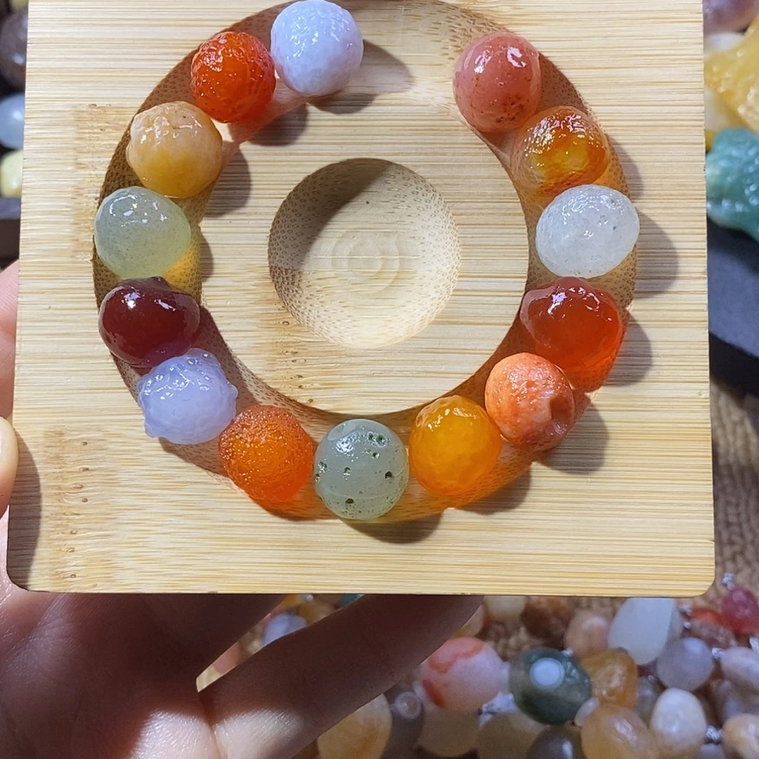 玛瑙/玉髓散珠很好很好